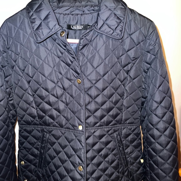 Ralph Lauren Medium jacket. Color Navy blue in like new condition. - Picture 5 of 5